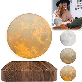 Amazon.co.jp: 月 ライト 浮く 磁気浮上 ムーンライト 3つの